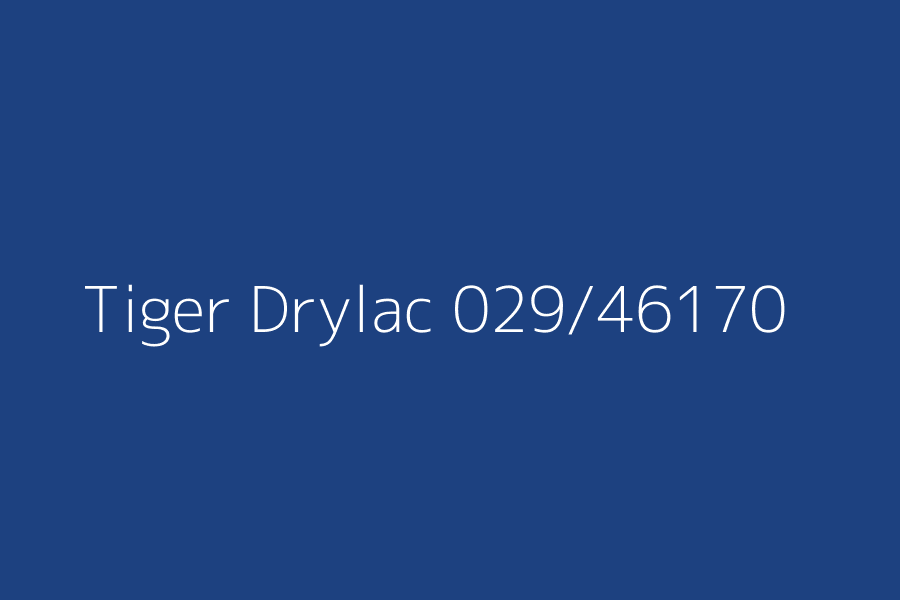 Tiger Drylac 029/46170 represented in HEX code #1D4180