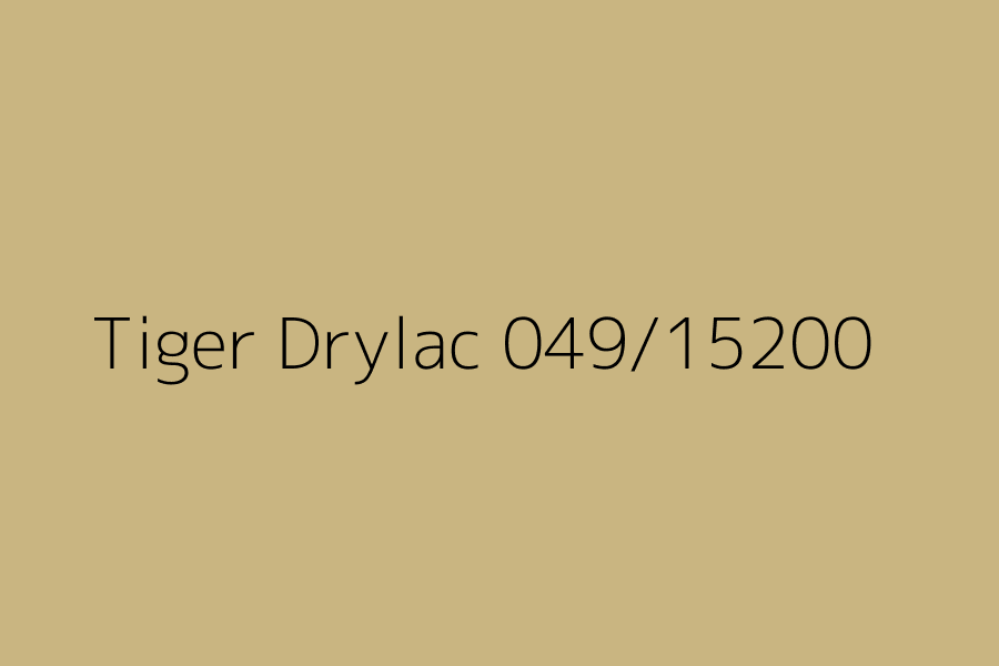 Tiger Drylac 049/15200 represented in HEX code #c9b581