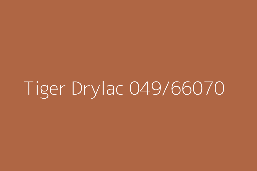 Tiger Drylac 049/66070 represented in HEX code #af6644
