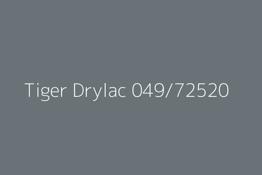 Tiger Drylac 049/72520 represented in HEX code #697377