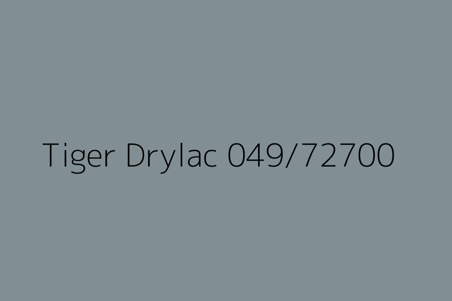 Tiger Drylac 049/72700 represented in HEX code #818e94