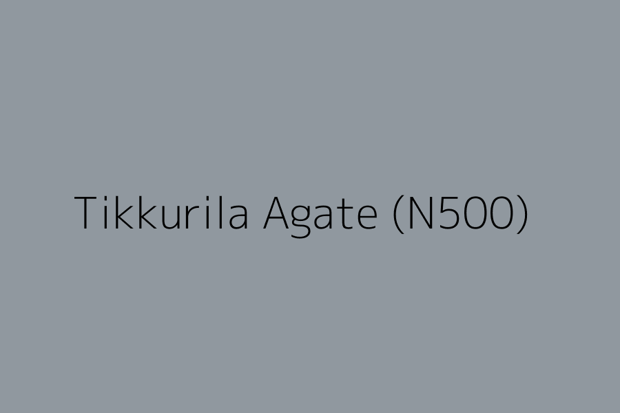 Tikkurila Agate (N500) represented in HEX code #90989F