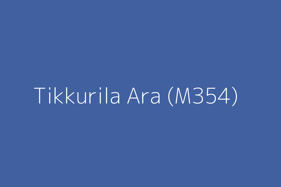 Tikkurila Ara (M354) represented in HEX code #4060a0