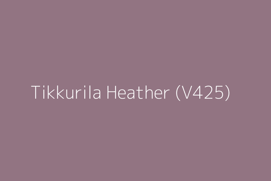 Tikkurila Heather (V425) represented in HEX code #927482