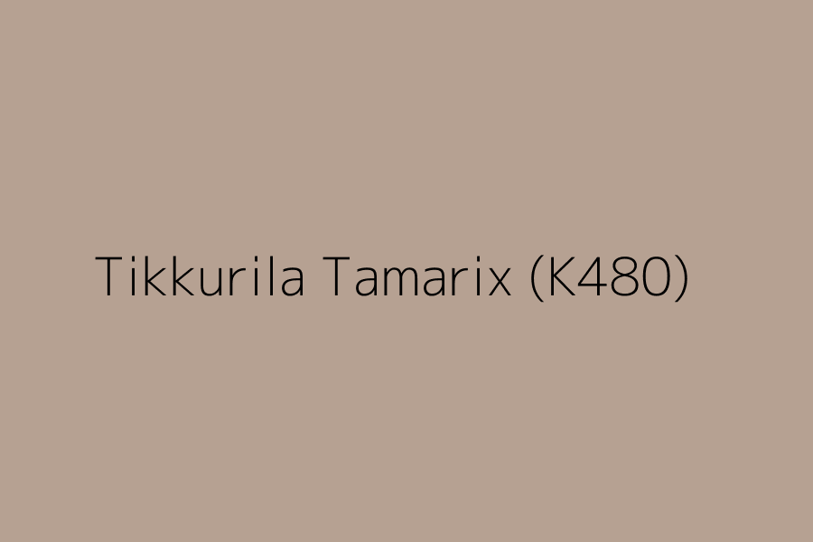 Tikkurila Tamarix (K480) represented in HEX code #b6a192