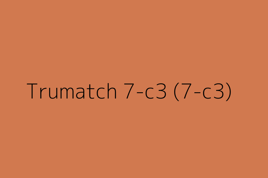 Trumatch 7-c3 (7-c3) represented in HEX code #D1794F