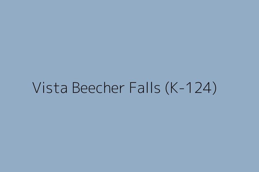 Vista Beecher Falls (K-124) represented in HEX code #91acc4
