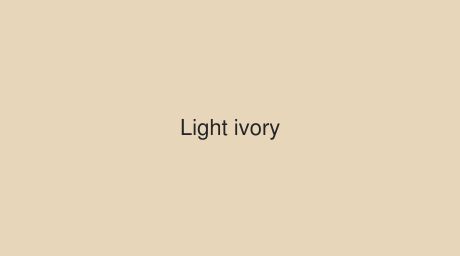 RAL Light ivory color (Code 1015)