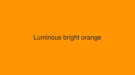 RAL Luminous bright orange color (Code 2007)