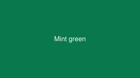 RAL Mint green color (Code 6029)