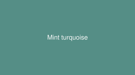 RAL Mint turquoise color (Code 6033)