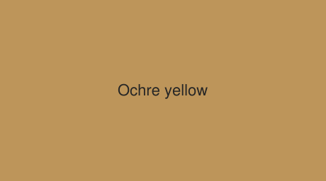 RAL Ochre yellow color (Code 1024)