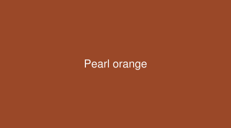 RAL Pearl orange color (Code 2013)