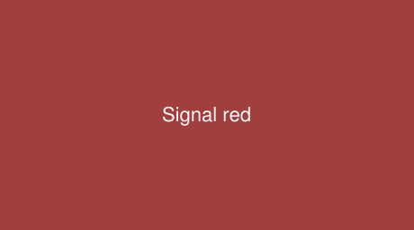 RAL Signal red color (Code 3001)