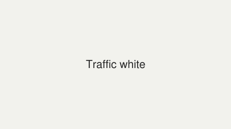 RAL Traffic white color (Code 9016)