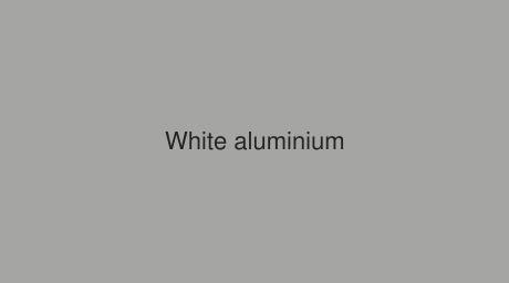 RAL White aluminium color (Code 9006)