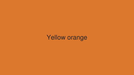 RAL Yellow orange color (Code 2000)