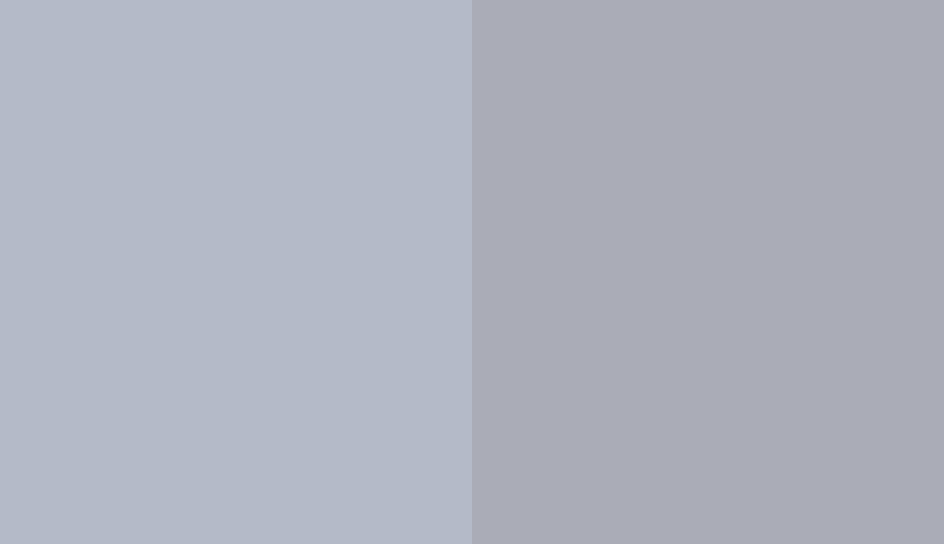 Colors Lavender Blue (1438) and Excalibur Gray (2118-50) side by side