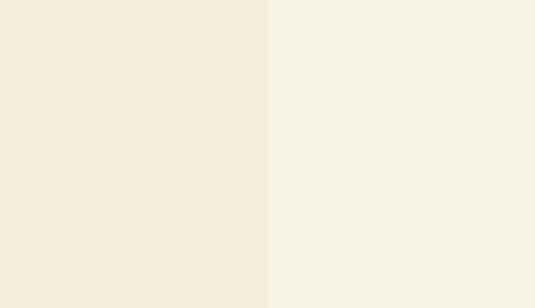 Colors Linen White (912) and Mayonnaise (2152-70) side by side