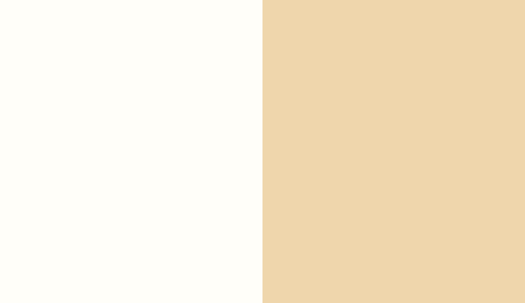 Colors PANTONE P 1-1 C and Manilla  /  Pale Ivory (BS2660-3040) side by side