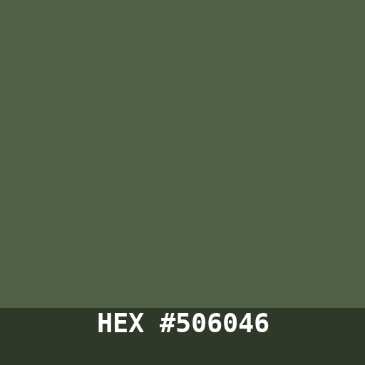 #506046 hex color swatch