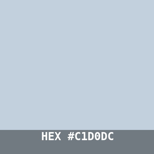 #C1D0DC hex color swatch